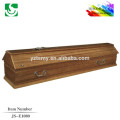 wholesale handcraft new walnut coffin